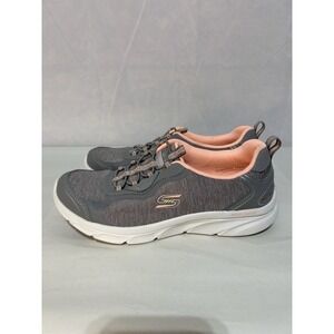 Skechers D'Lux Comfort Sneakers Sunny Oasis Bungee Athletic Shoes Size‎ 6.5 Gray
